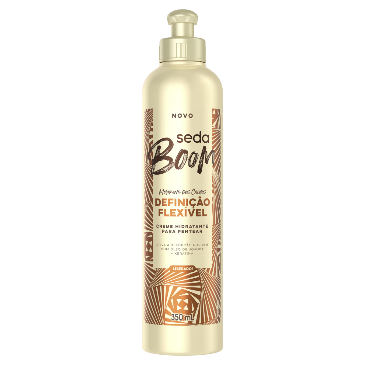 Capa do produto Creme Para Pentear Hidratante Seda Boom Definição Flexível Frasco 350Ml