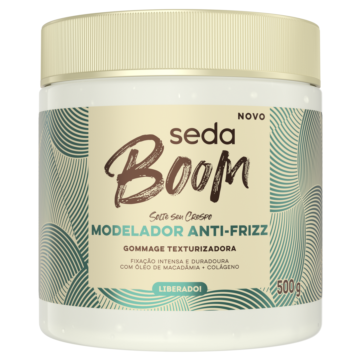 Capa do produto Modelador Antifrizz 4Abc Seda Boom Pote 500G