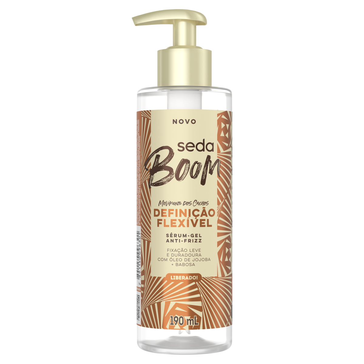 Capa do produto Sérum Gel Antifrizz Seda Boom Definição Flexível Frasco 190Ml Pump