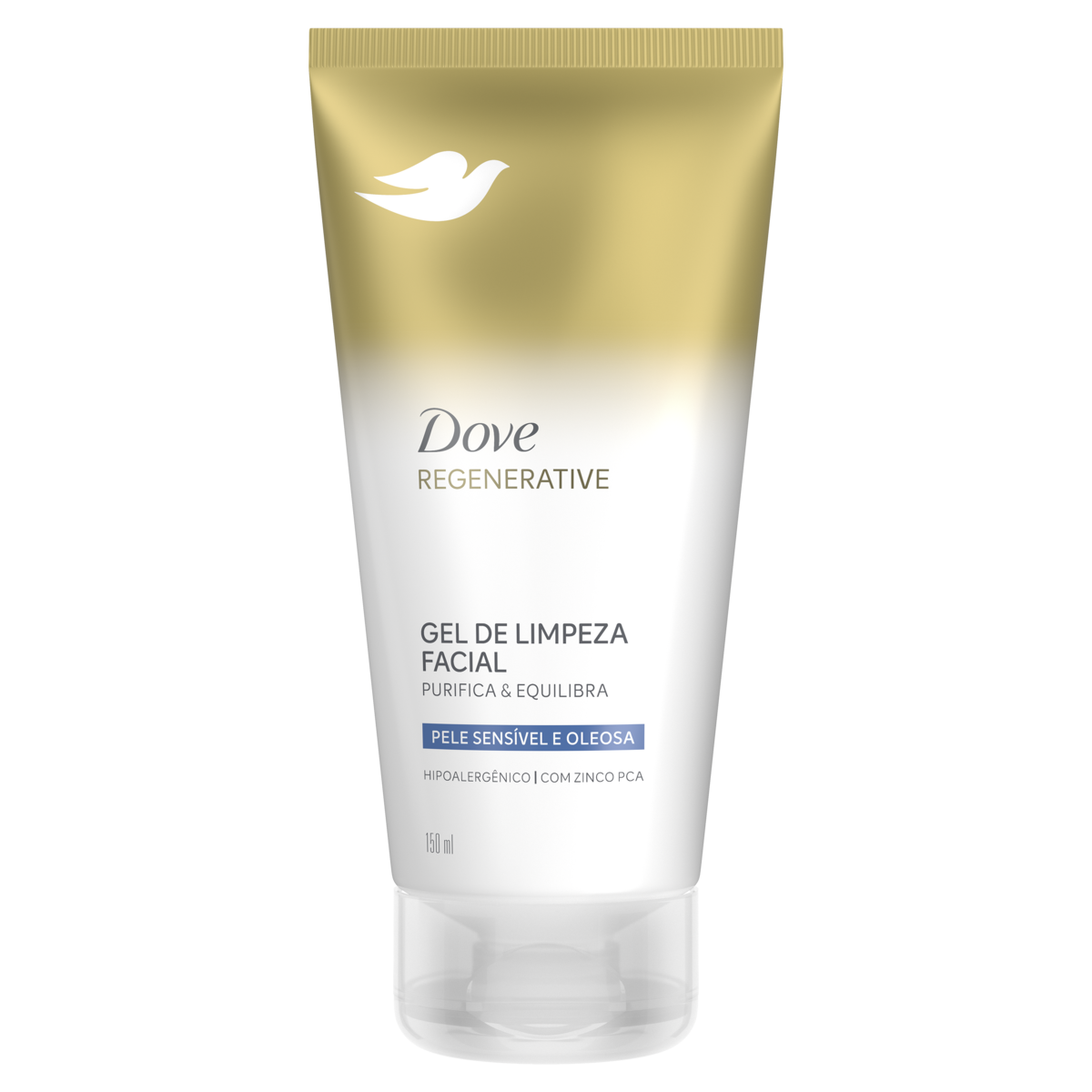 Capa do produto Gel De Limpeza Facial Purifica & Equilibra Dove Regenerative Bisnaga 150Ml