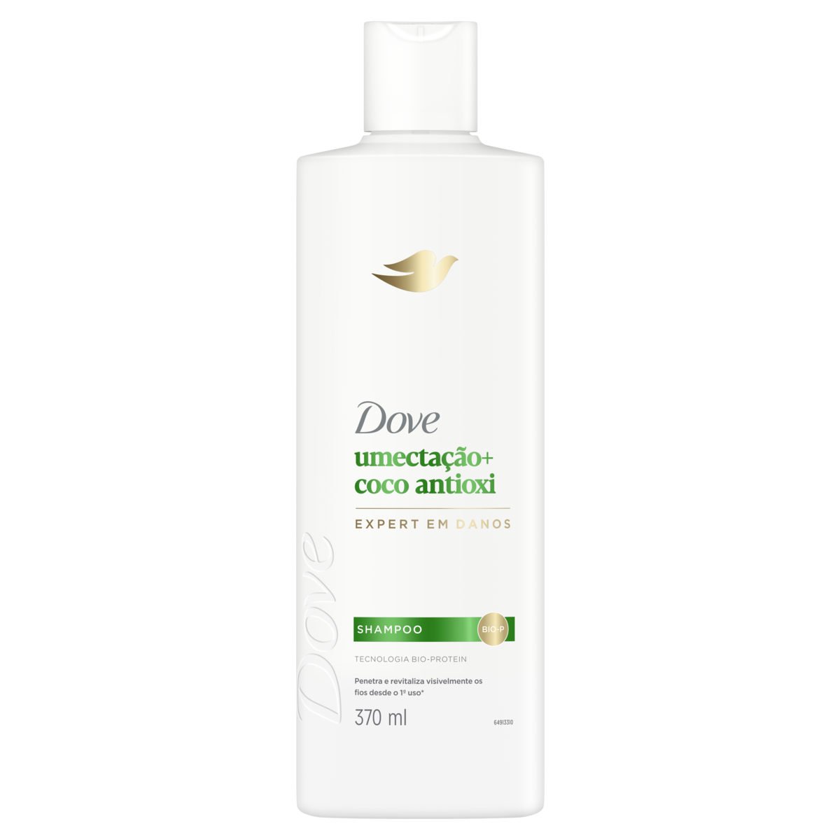 Capa do produto Shampoo Dove Umectação + Coco Antioxi Frasco 370ml