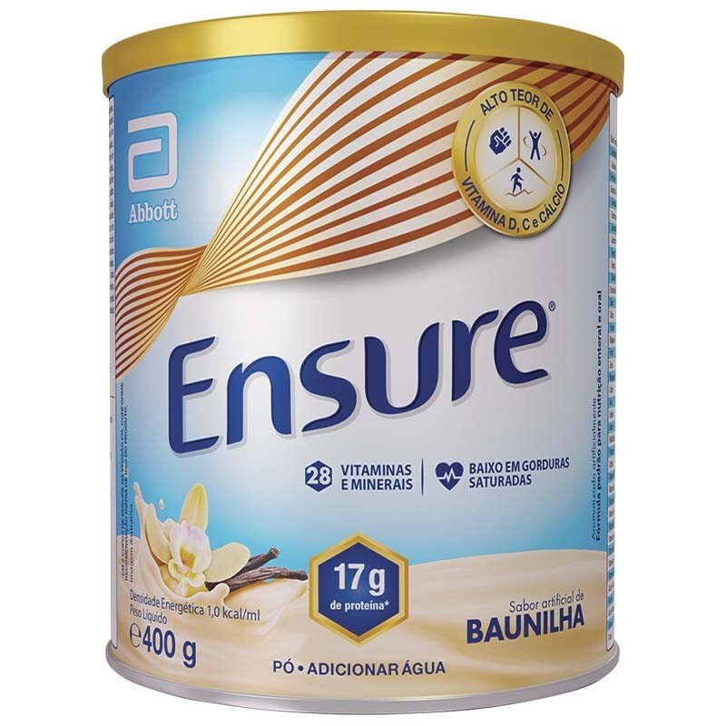 Capa do produto Suplemento Nutricional Ensure Baunilha 400G