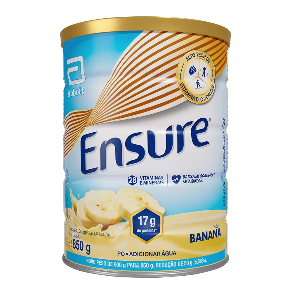Capa do produto Ensure Abbott Banana 850G