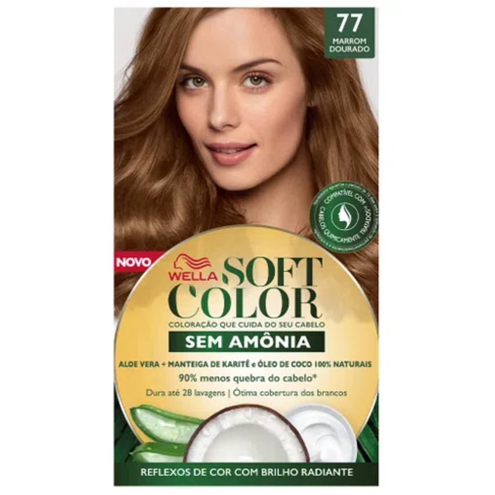 Capa do produto Tintura Soft Color Marrom Dourado 77