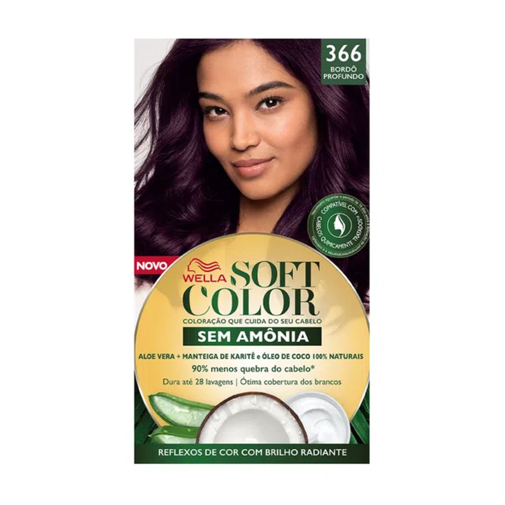 Capa do produto Tintura Soft Color Bordô Profundo 366