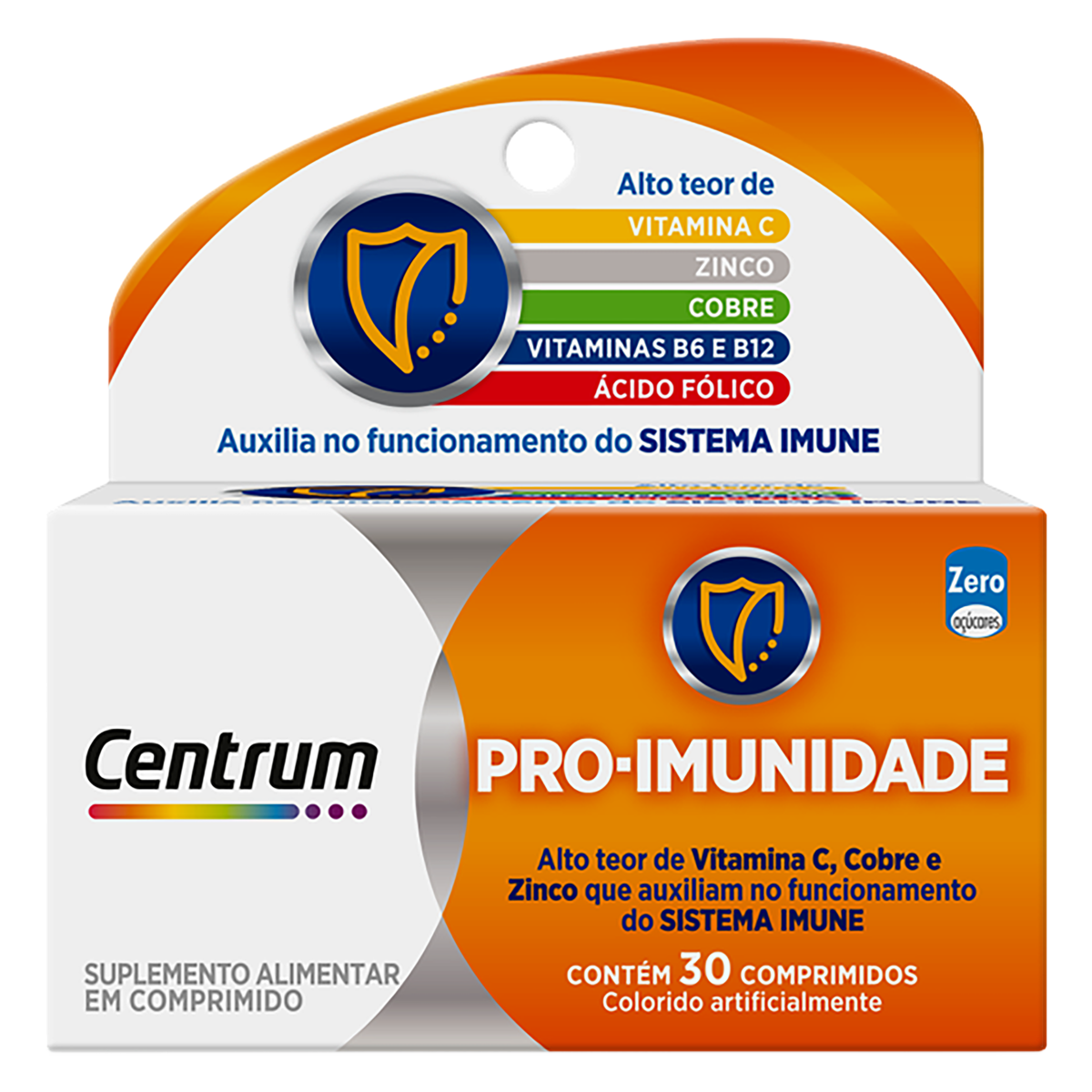 Capa do produto Centrum Pro-Imunidade 30 Comprimidos