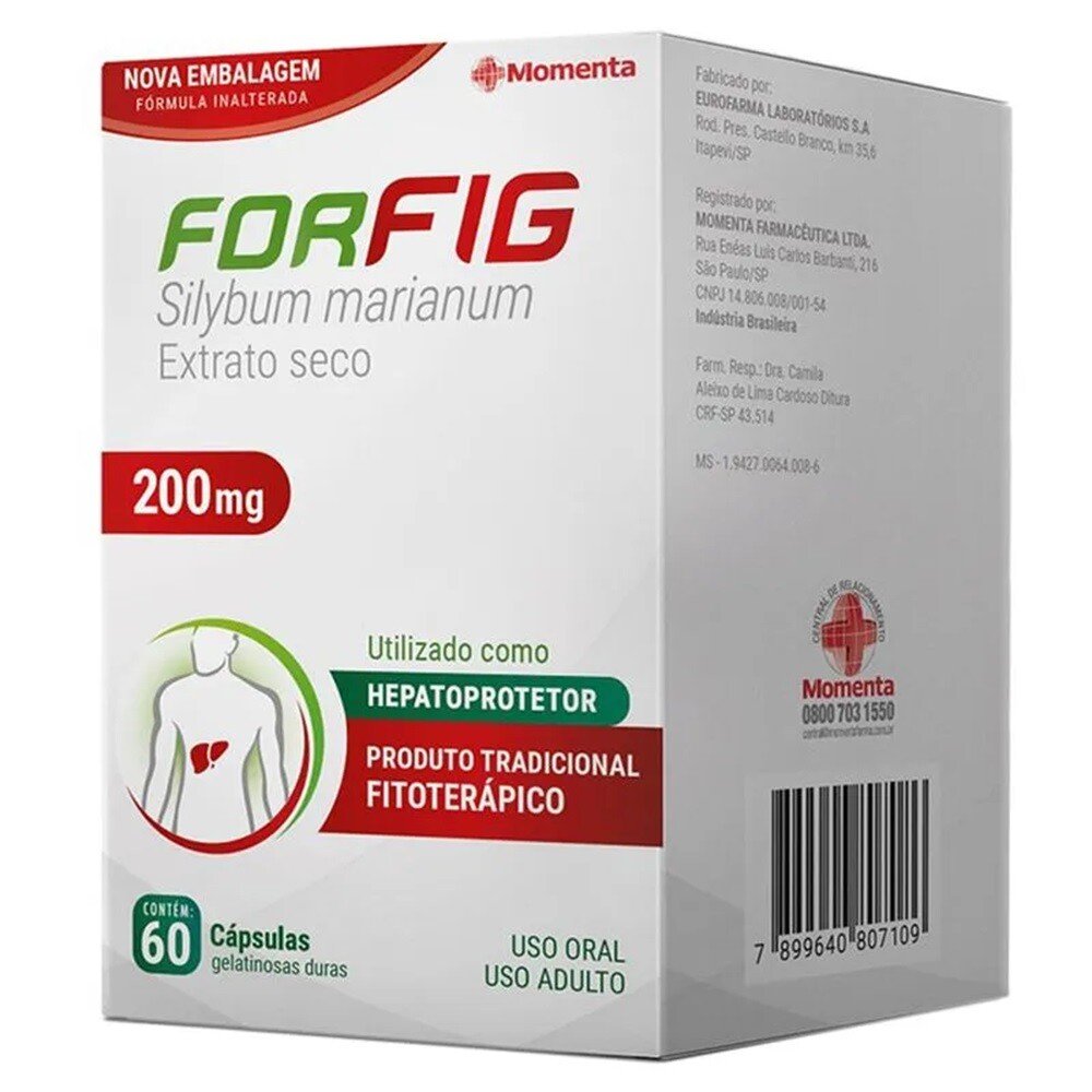 Capa do produto Forfig 200Mg 60 Cápsulas