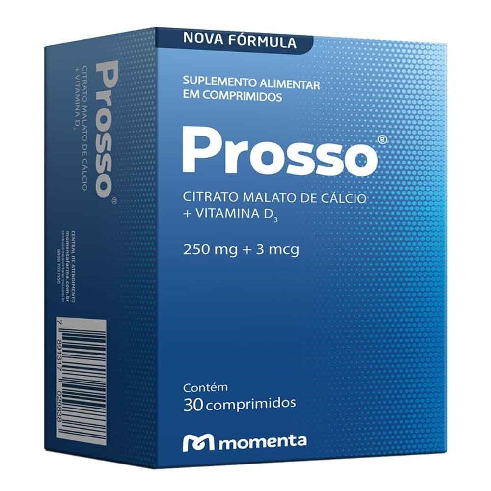 Capa do produto Prosso 250Mg + 3,0Mcg 30 Comprimidos