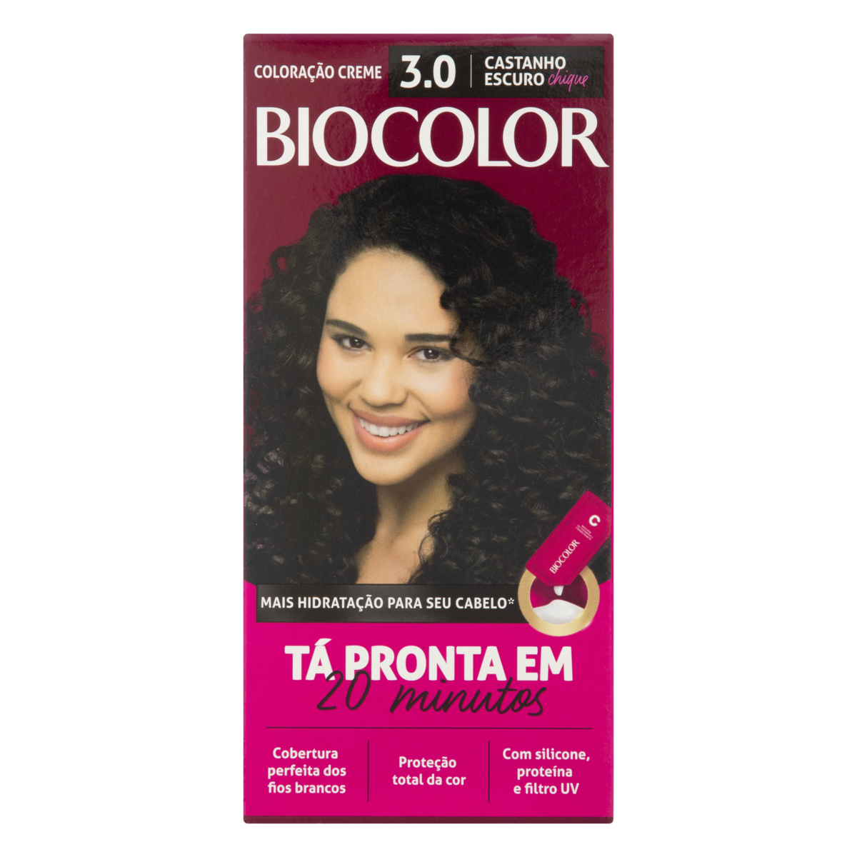 Capa do produto Kit Tintura Biocolor Mini Castanho Escuro Chic 3.0 50G