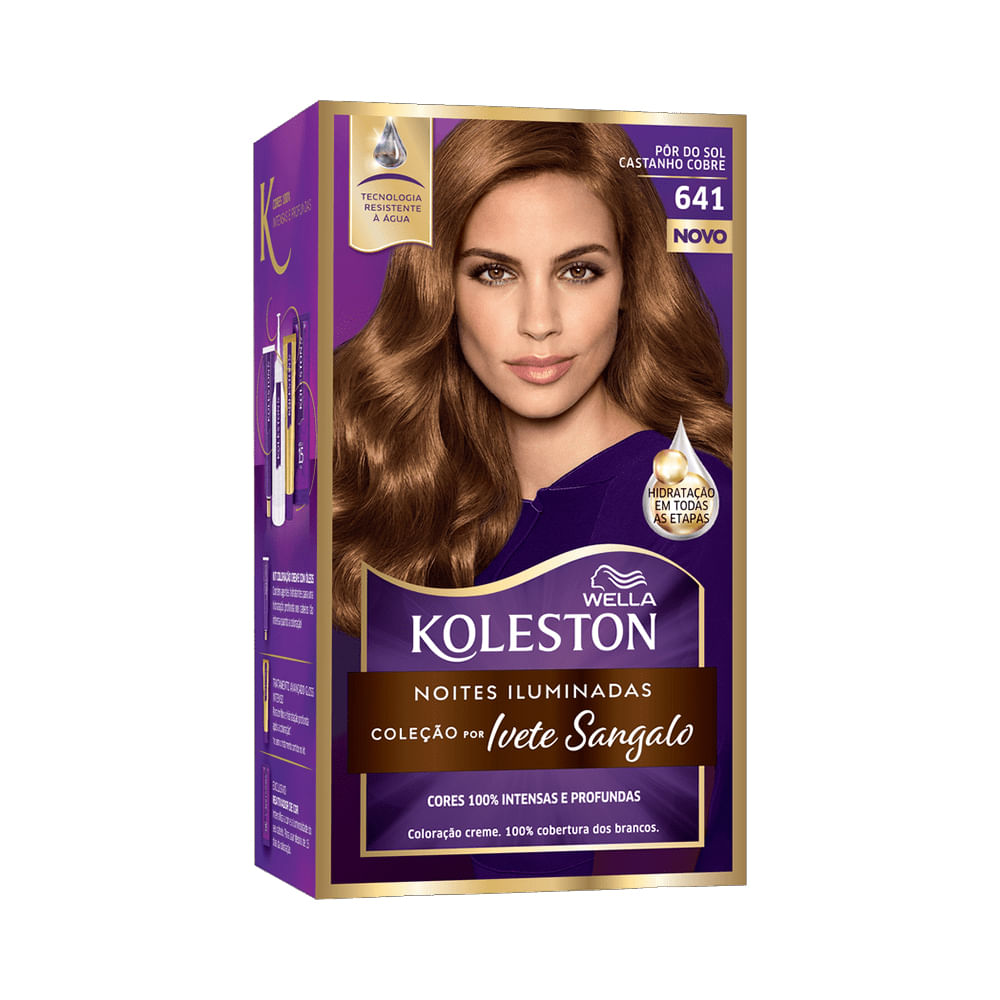 Capa do produto Tintura Para Cabelo Koleston 641 Castanho Cobre