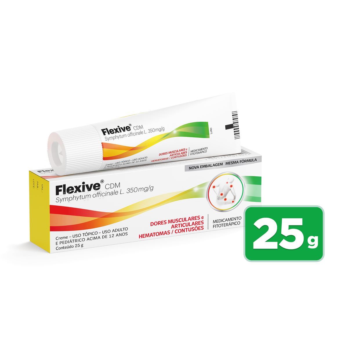Capa do produto Flexive Cdm 350Mg/G 25G