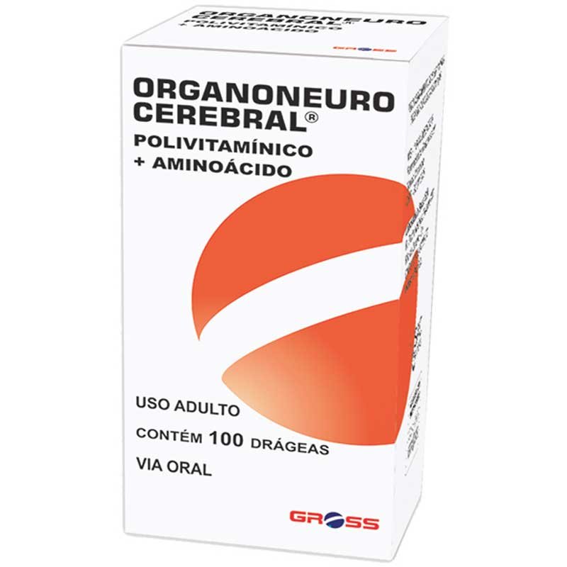 Capa do produto Organoneuro Cerebral Frasco Com 100 Comprimidos