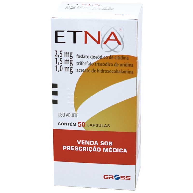 Capa do produto Etna 1,0Mg + 2,5Mg + 1,5Mg 50 Cápsulas Gelatinosas Duras