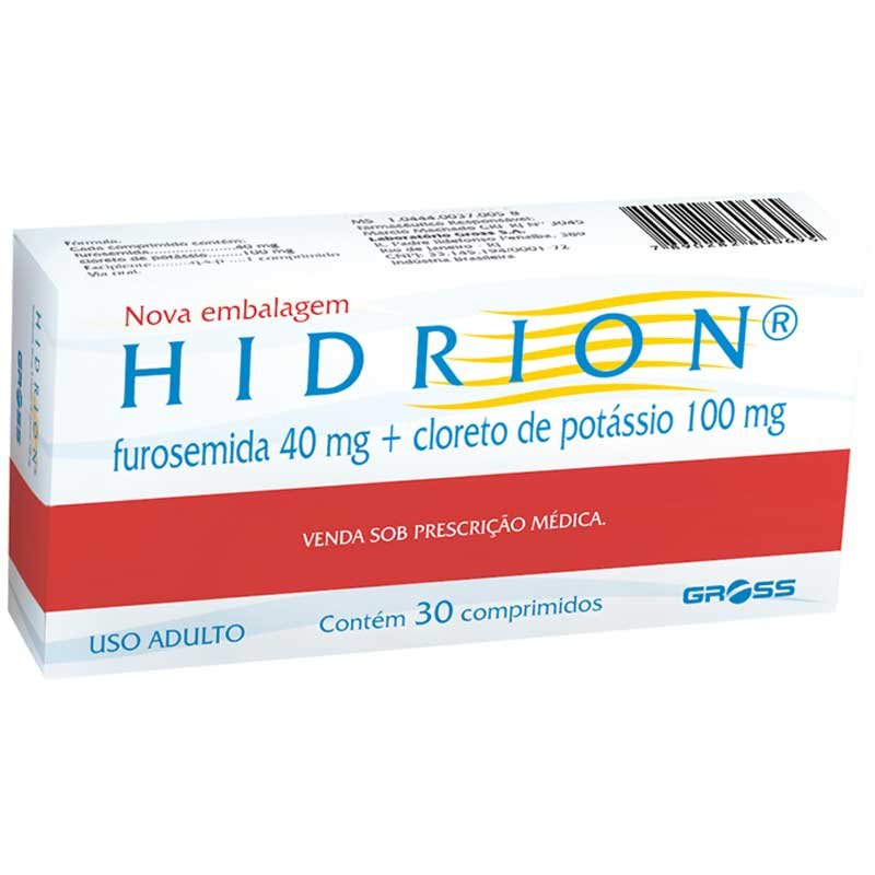Capa do produto Hidrion 30 Comprimidos