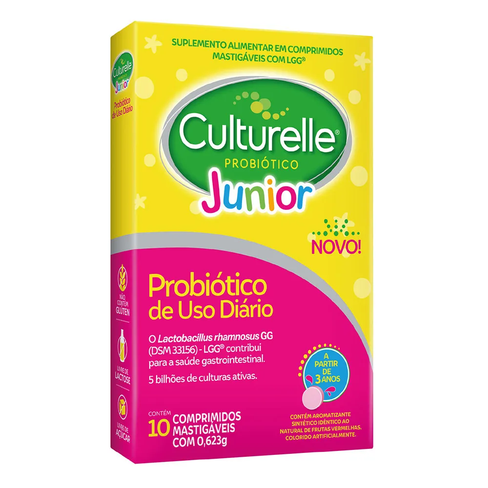 Capa do produto Culturelle Probiotico Junior C/10 Comprimidos