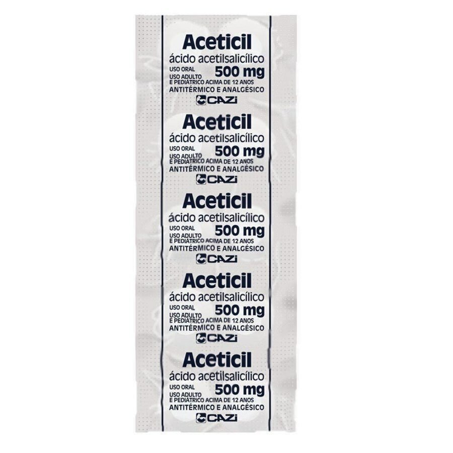 Capa do produto Aceticil 500mg 500 Comprimidos