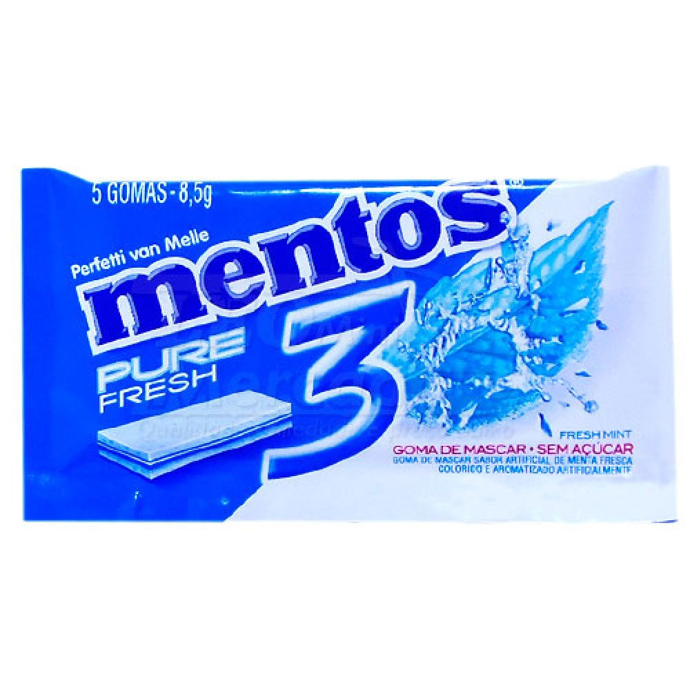 Capa do produto Goma De Mascar Mentos Pure Fresh 3 Mint 8,5g