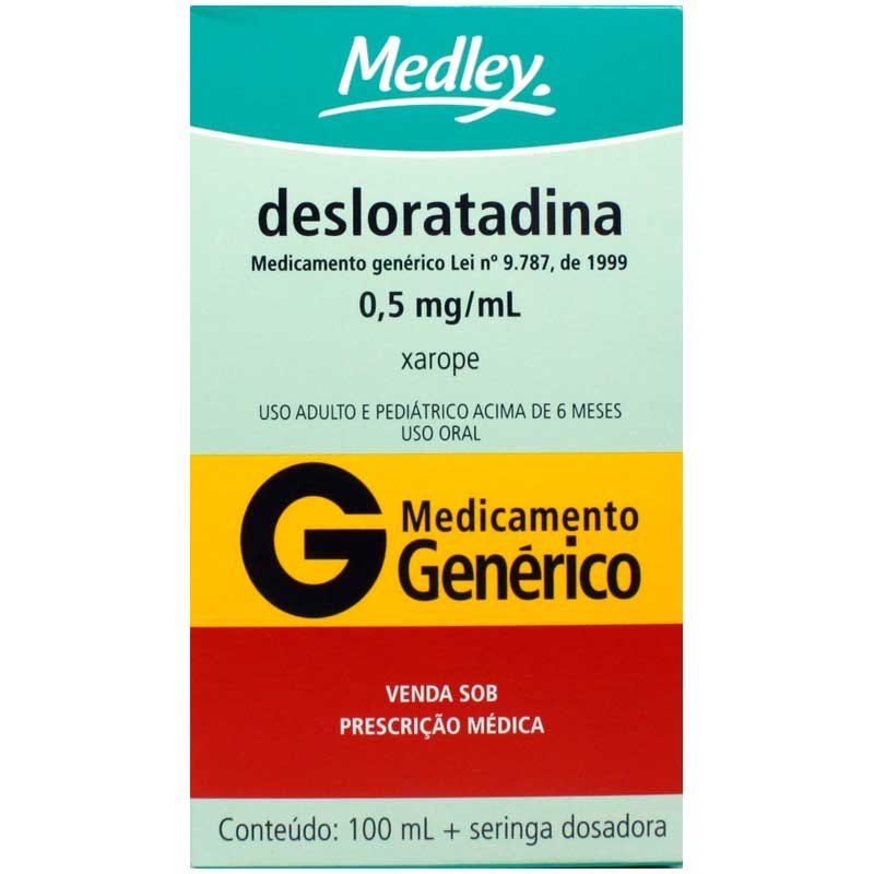 Capa do produto Desloratadina Genérico Nova Quimica 5Mg 30 Comprimidos
