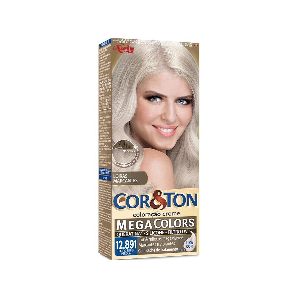 Capa do produto Kit Cor&Ton Louro Super Perola 12.891 50G