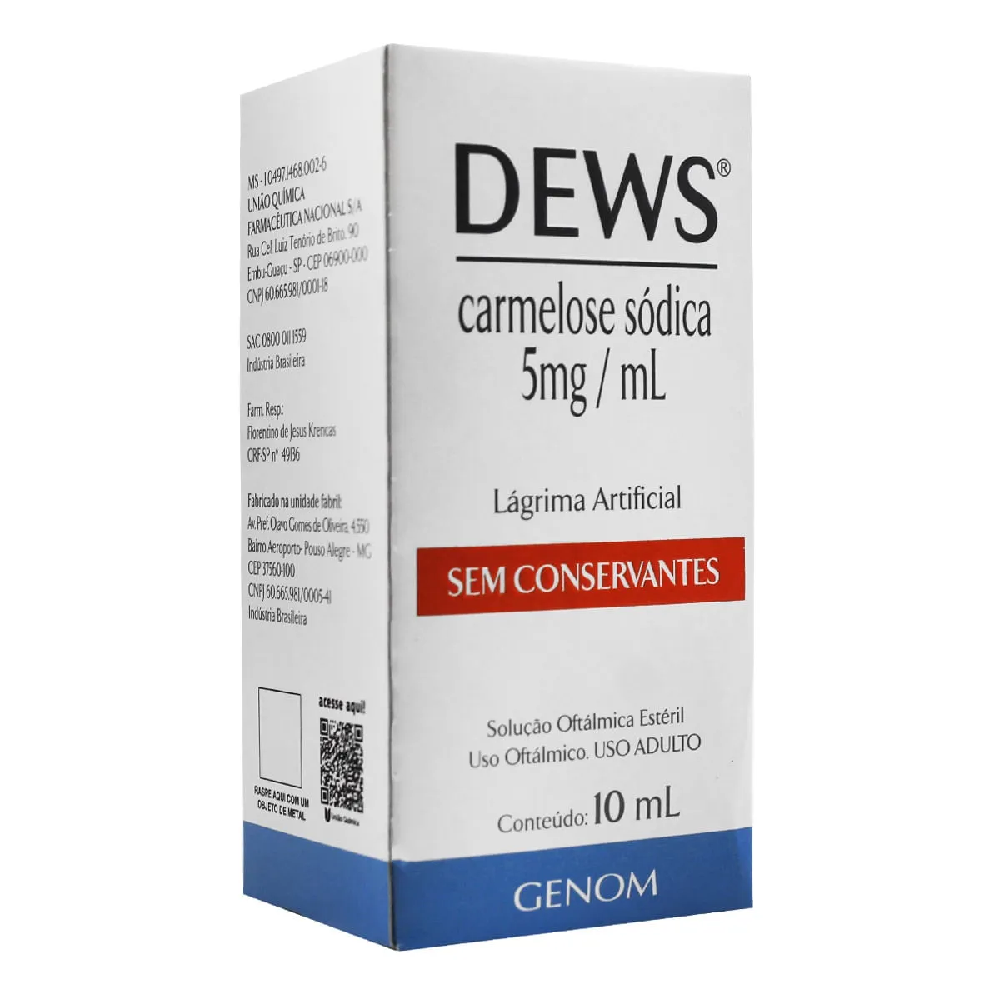 Capa do produto Dews 5Mg/Ml Solução Oftálmica 10Ml