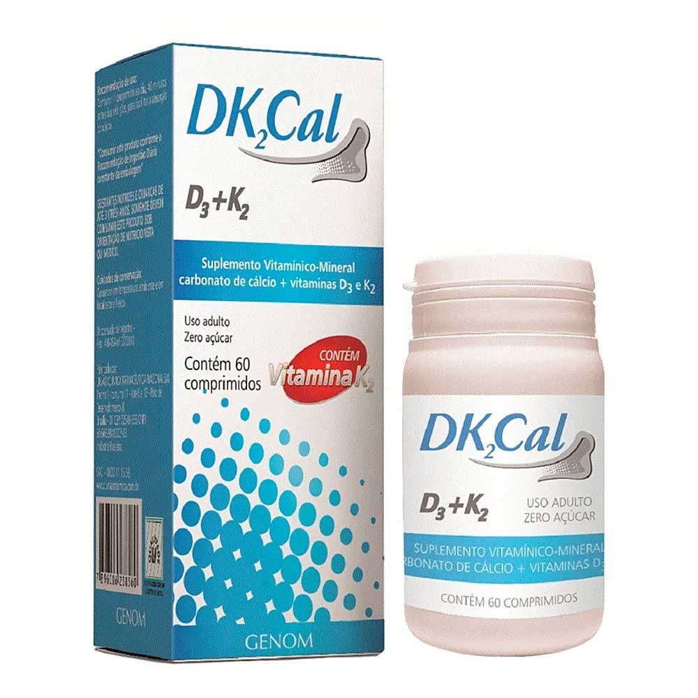 Capa do produto Dk2Cal 60 Comprimidos