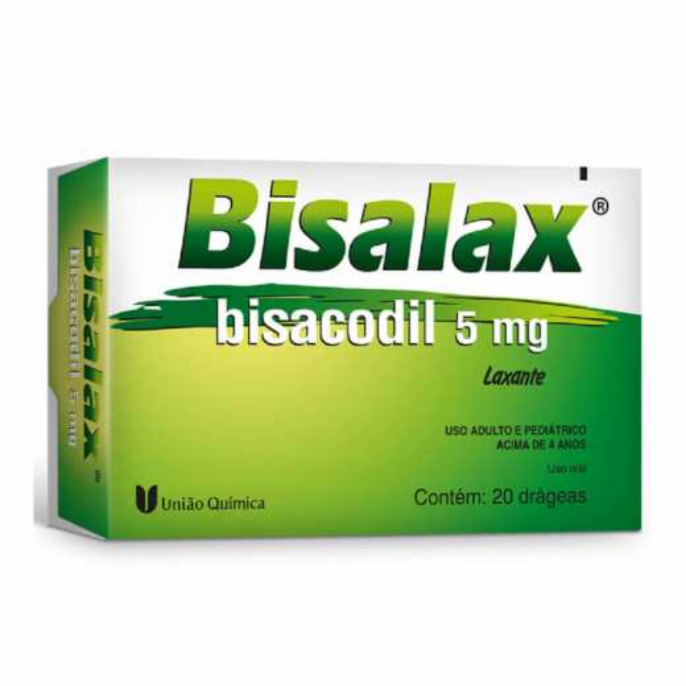 Capa do produto Bisalax 5mg 20 drágeas