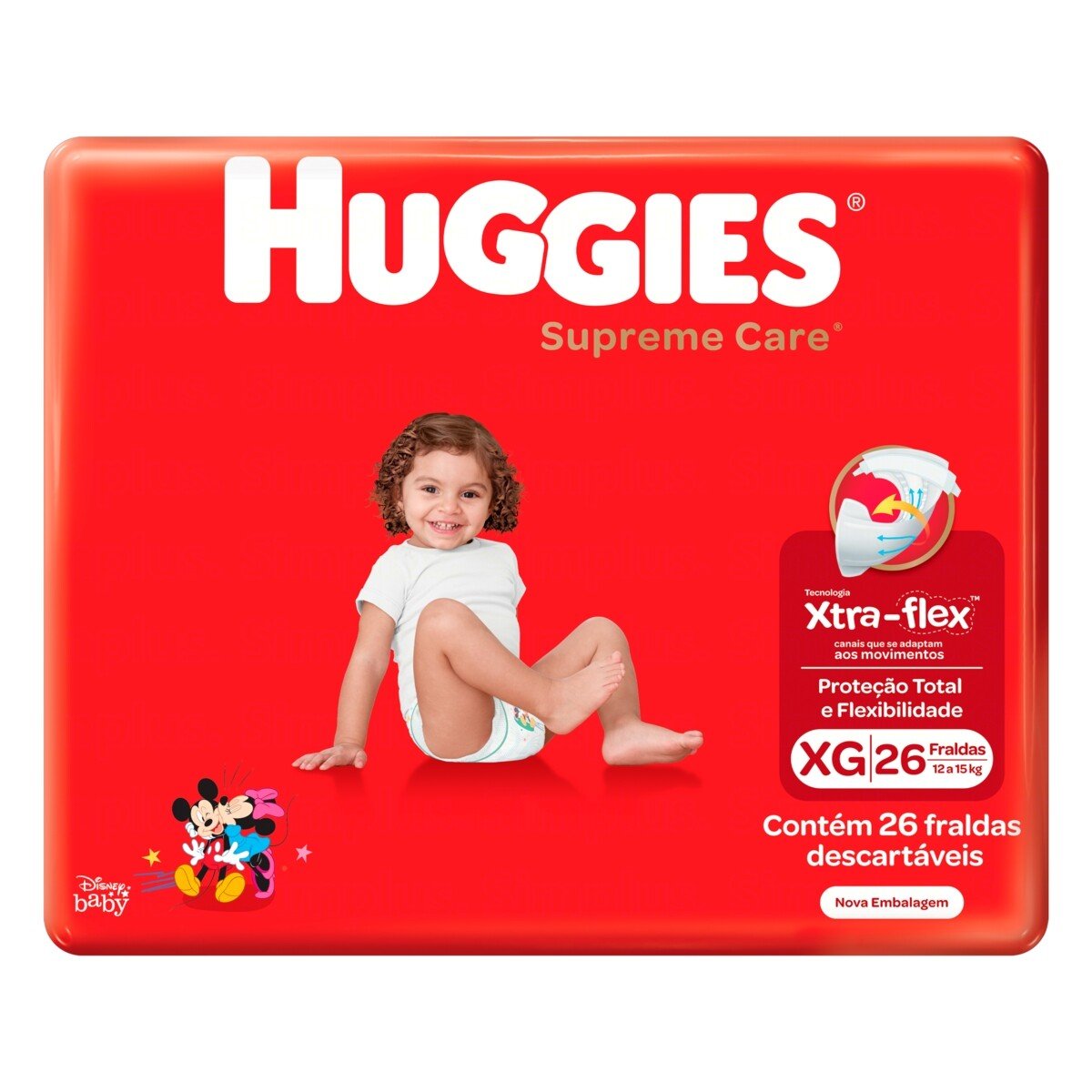 Capa do produto Fralda Huggies Supreme Care Xg 26 Unidades
