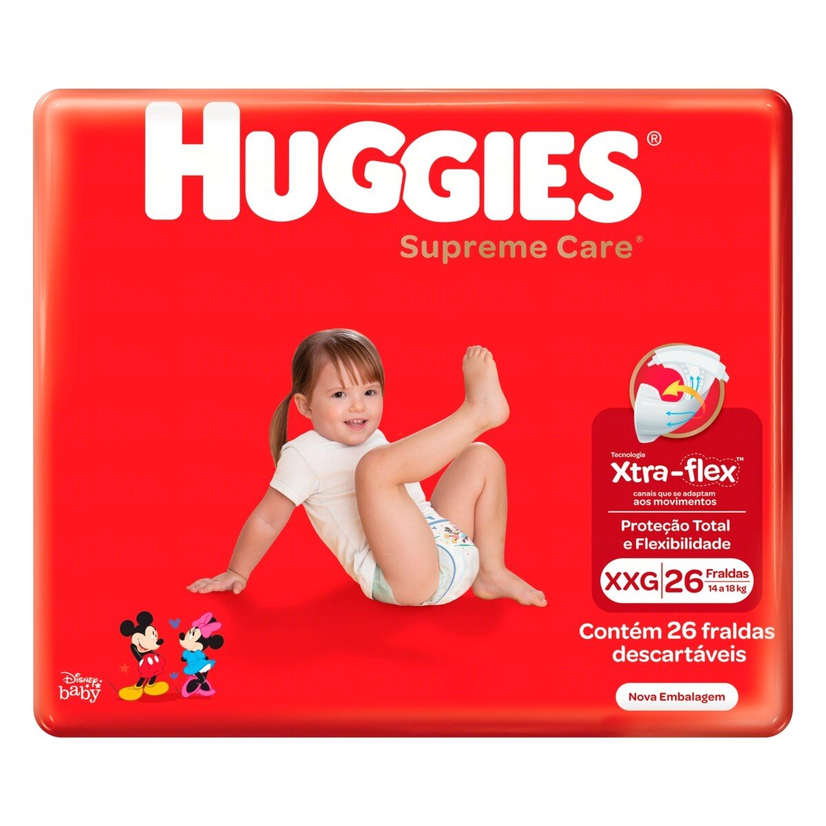 Capa do produto Fralda Huggies Supreme Care Xxg 26 Unidades