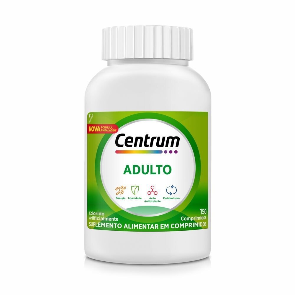 Capa do produto Suplemento Alimentar Centrum Adulto 150 Comprimidos