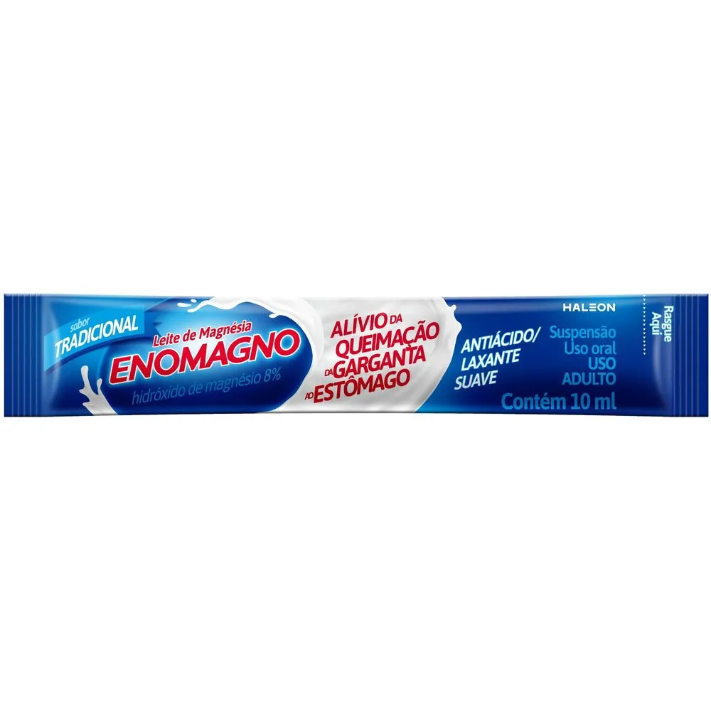 Capa do produto Eno 8% Tradicional Magno Caixa 12 Sachês 10Ml Cada Suspensão