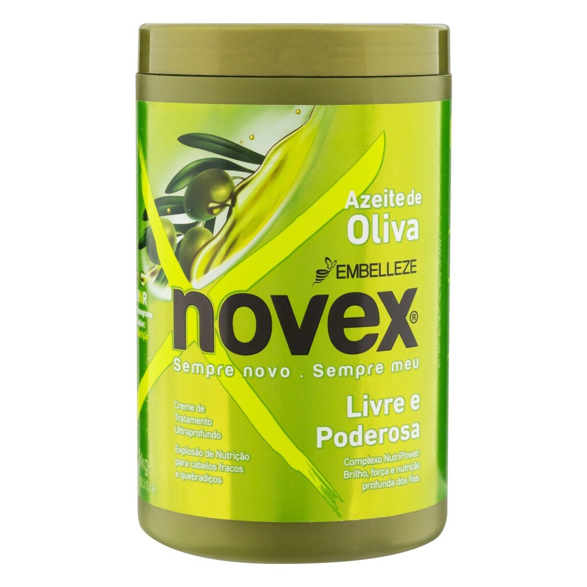 Capa do produto Creme de Tratamento Capilar Novex Azeite de Oliva 1kg