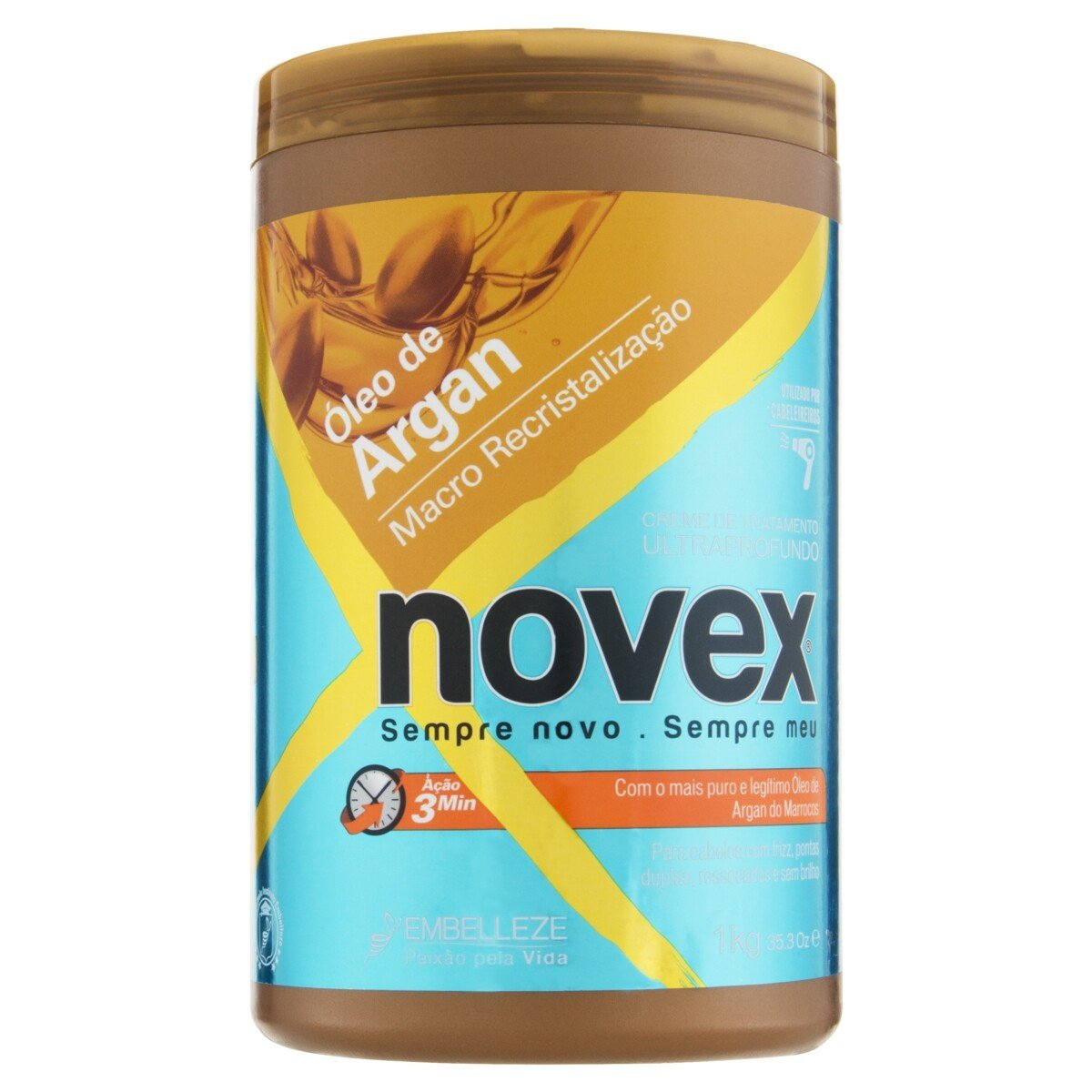 Capa do produto Creme De Tratamento Novex Óleo de Argan 1Kg