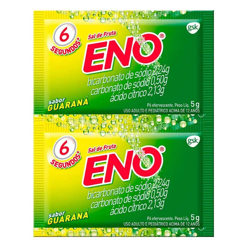 Capa do produto Sal De Fruta Eno Guaraná 2 Envelopes