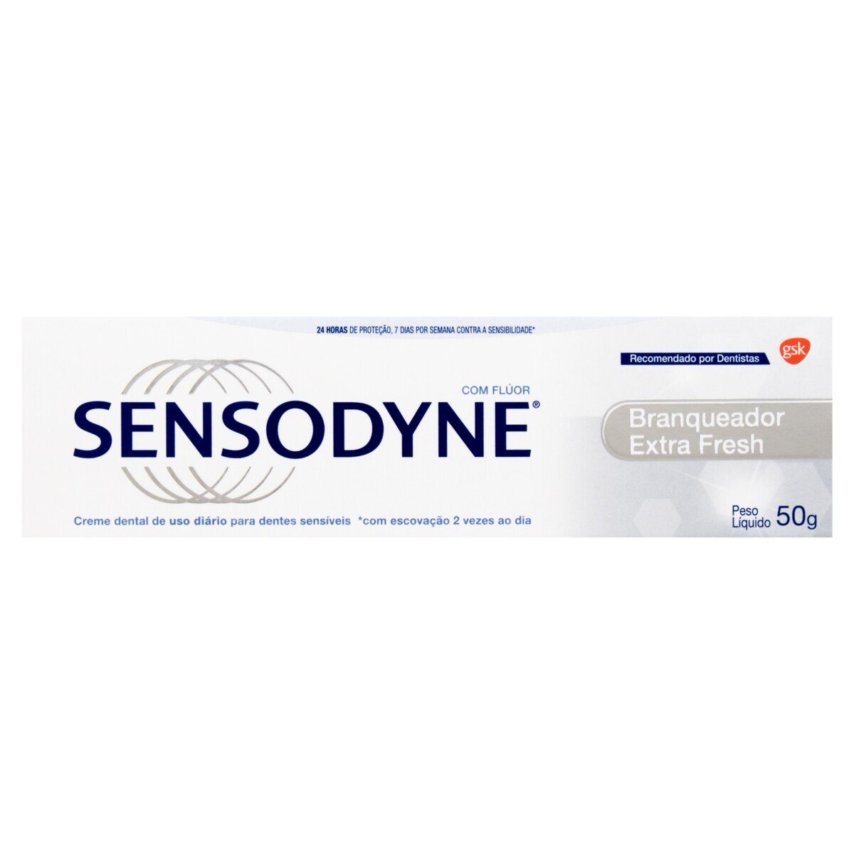Capa do produto Creme Dental Sensodyne Branqueador Extra Fresh 50G