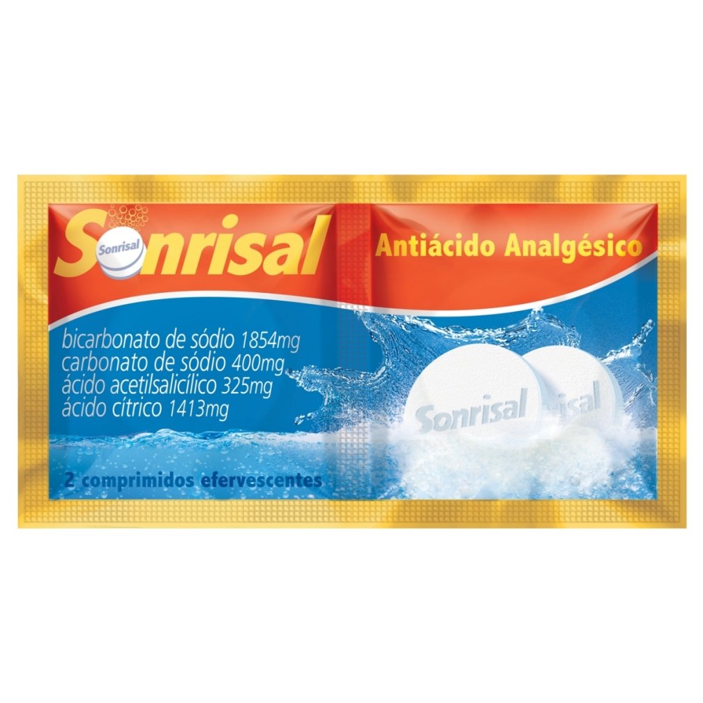 Capa do produto Sonrisal Tradicional 2 comprimidos efervescentes
