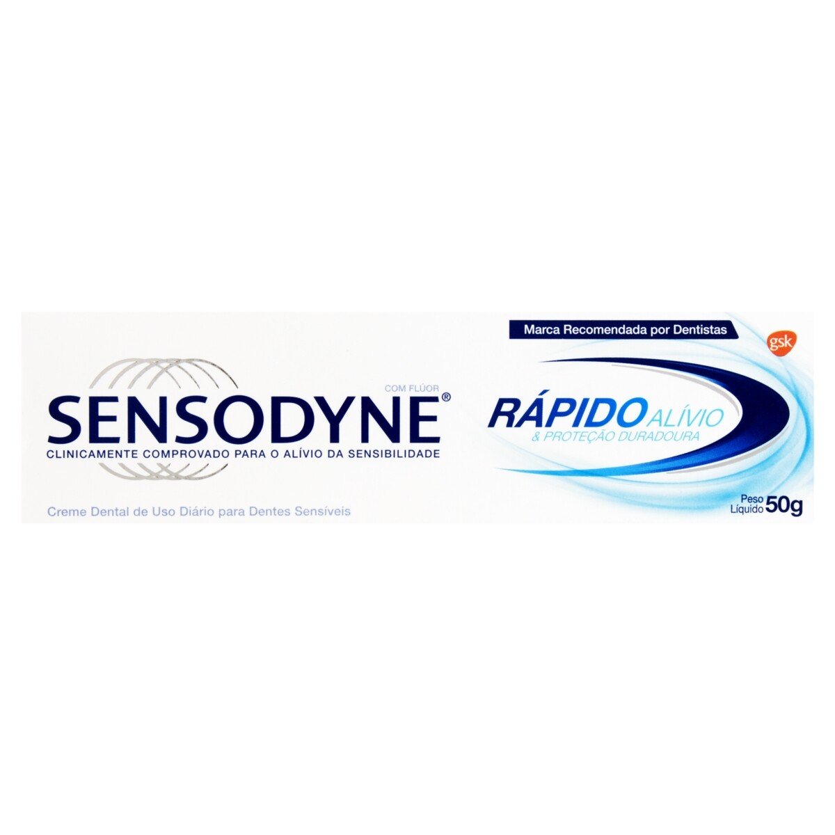 Capa do produto Creme Dental Sensodyne Rápido Alívio 50G