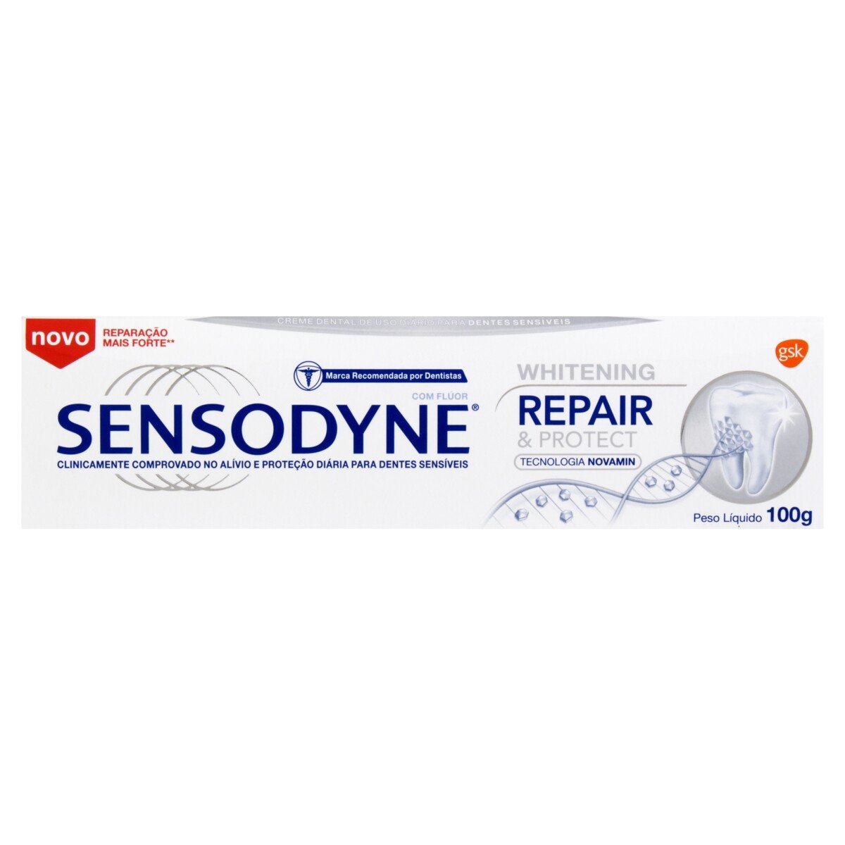 Capa do produto Creme Dental Sensodyne Repair Protect Whitening 100G