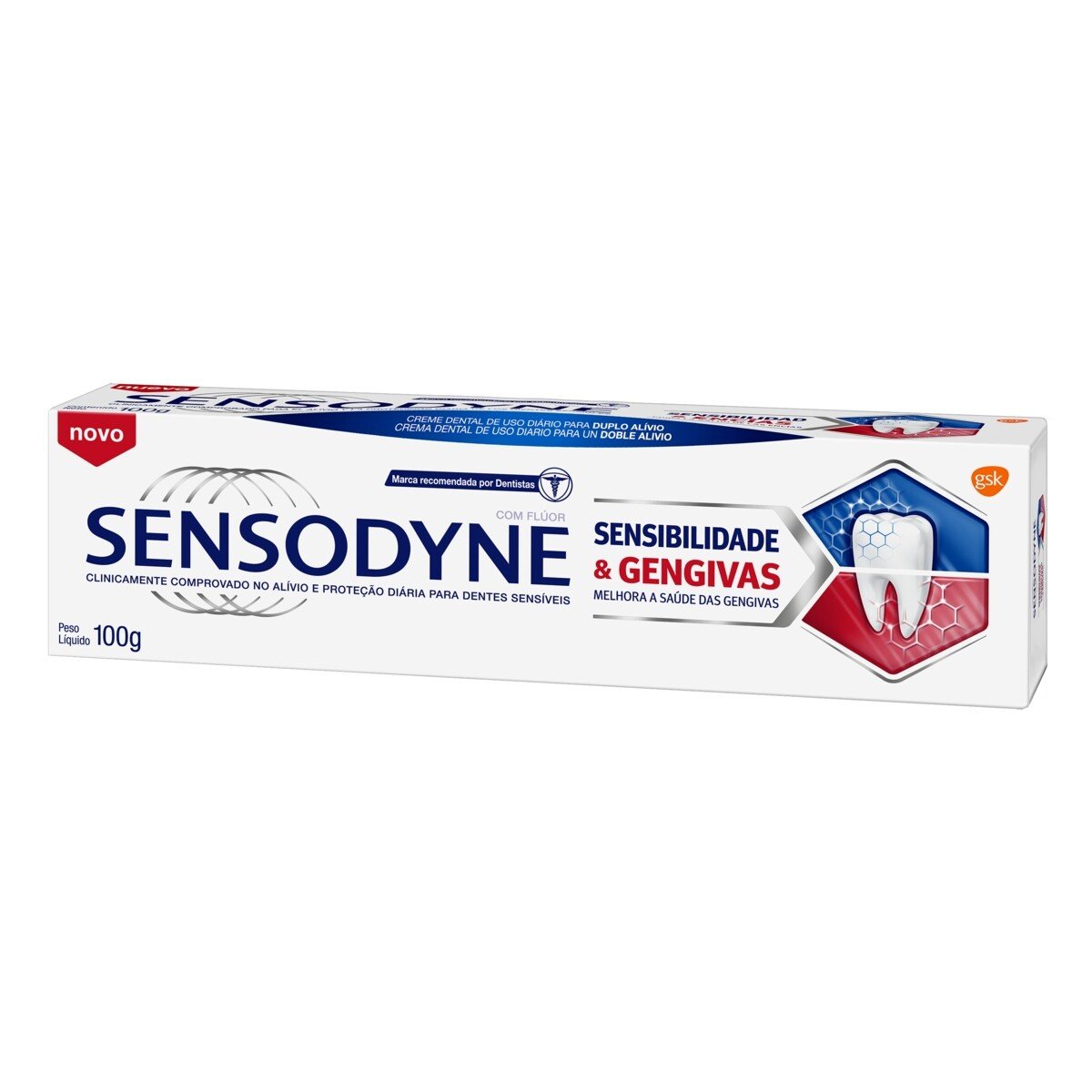 Capa do produto Creme Dental Sensodyne Sensibilidade & Gengivas 100G