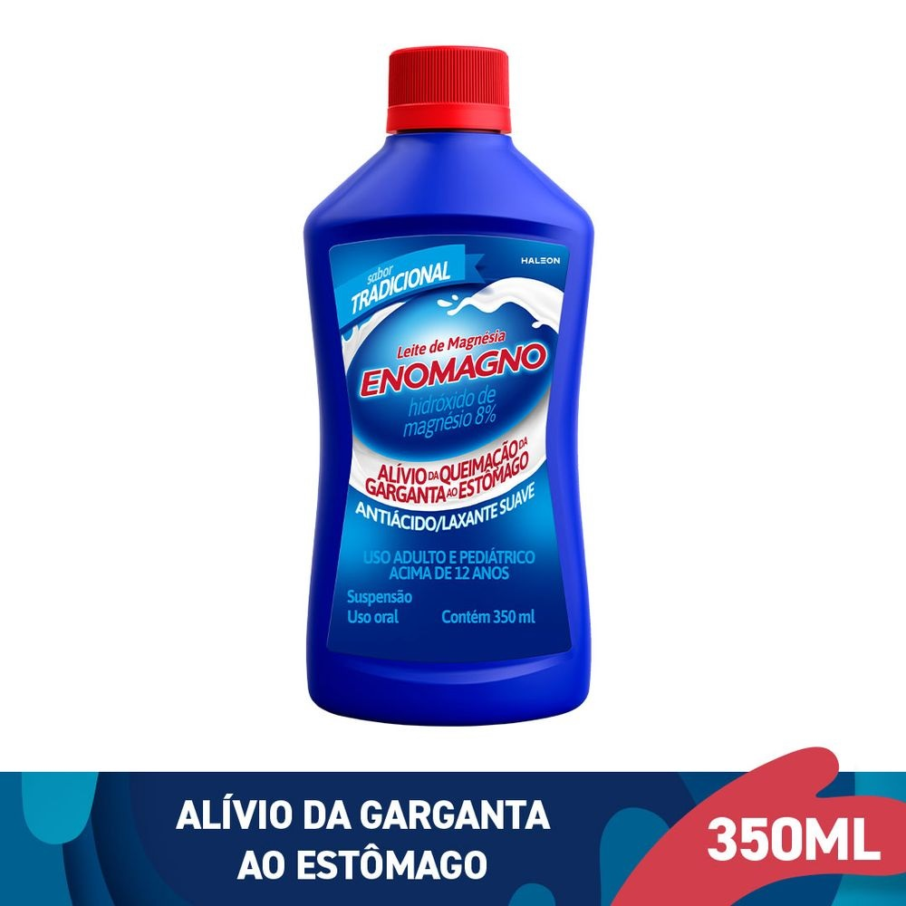Capa do produto Leite De Magnésia Eno Tradicional 350Ml