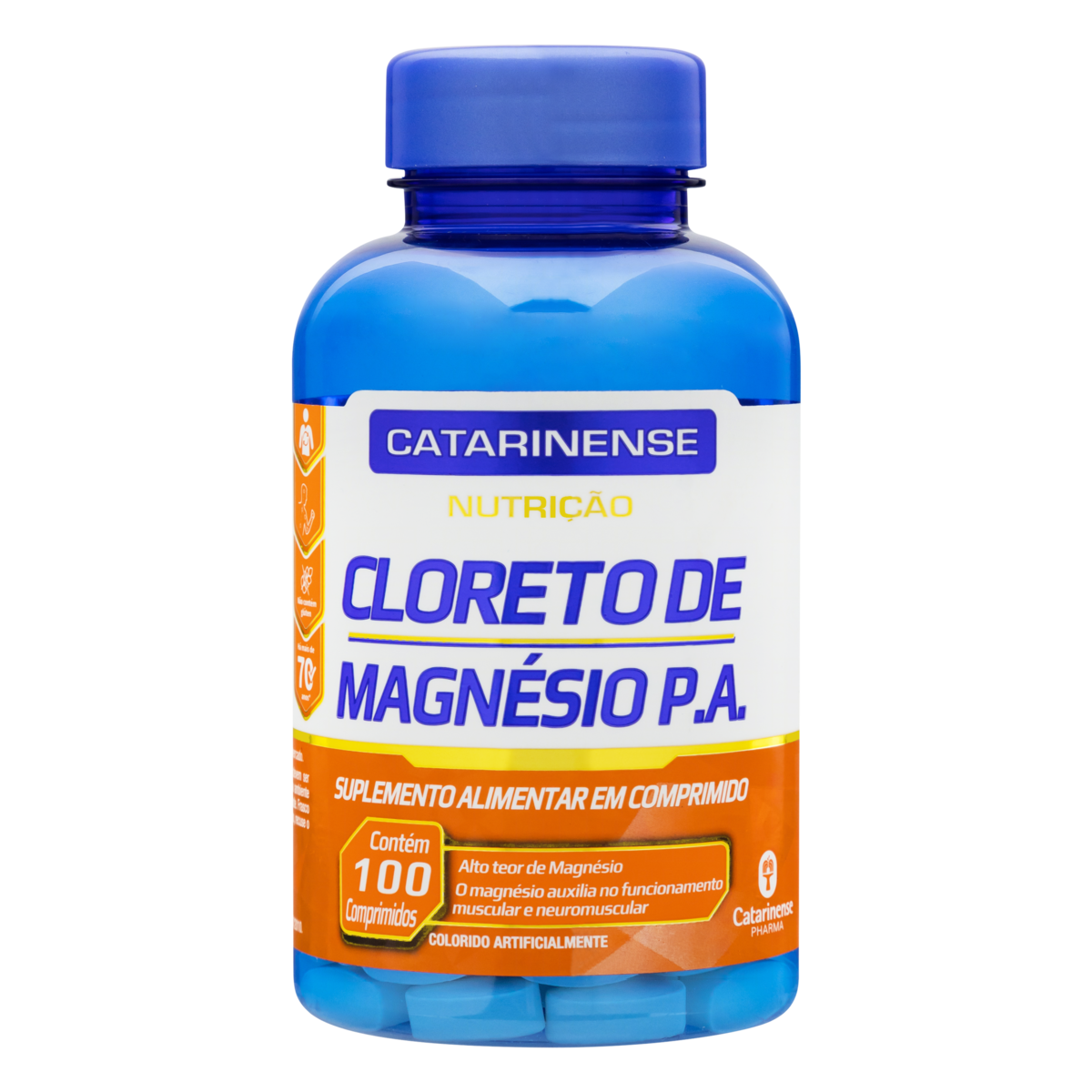 Capa do produto Cloreto Magnésio P.A. Catarinense 100 Comprimidos