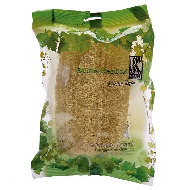 Capa do produto Bucha Vegetal Para Banho Marco Boni Linha Spa 1 Unidade