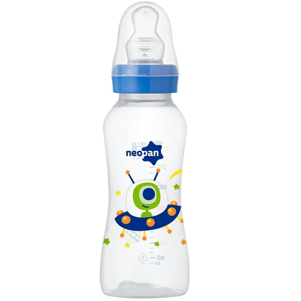 Capa do produto Neopan Criativa Mamadeira Ortodôntica Azul 250ml