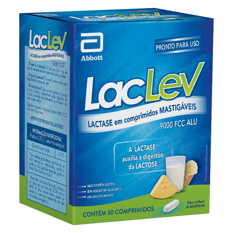 Capa do produto Laclev 9.000Fcc 30 Comprimidos