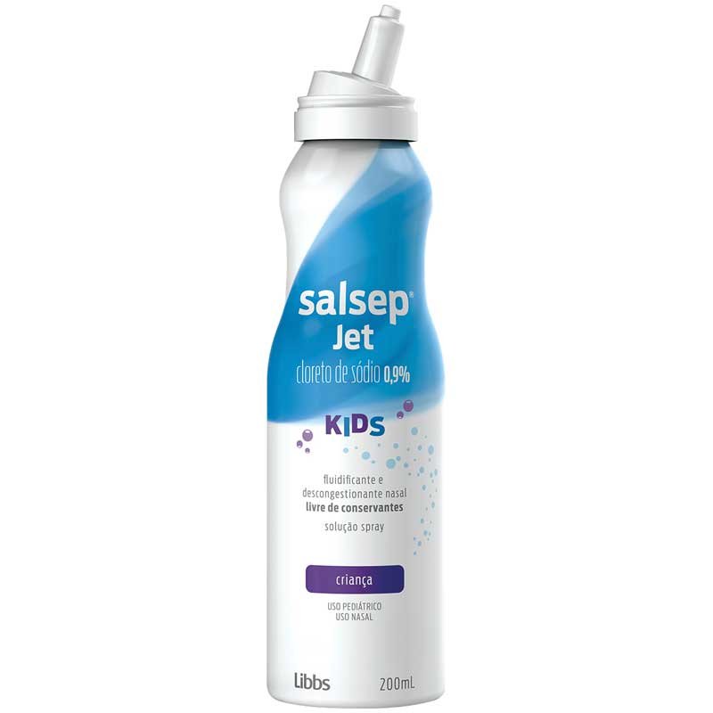 Capa do produto Salsep Jet Kids Solução Nasal 0.9% 200Ml
