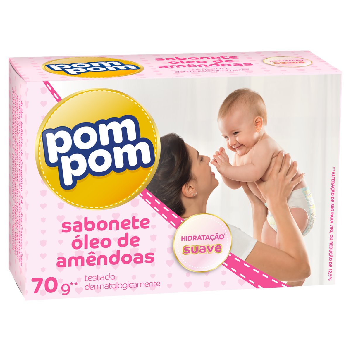 Capa do produto Sabonete Infantil Pom Pom Óleo de Amêndoas 70g