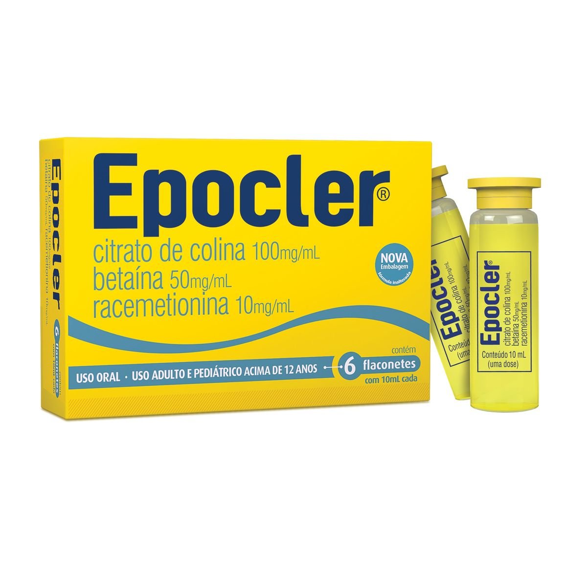 Capa do produto Epocler Sabor Abacaxi 6 Flaconetes De 10Ml