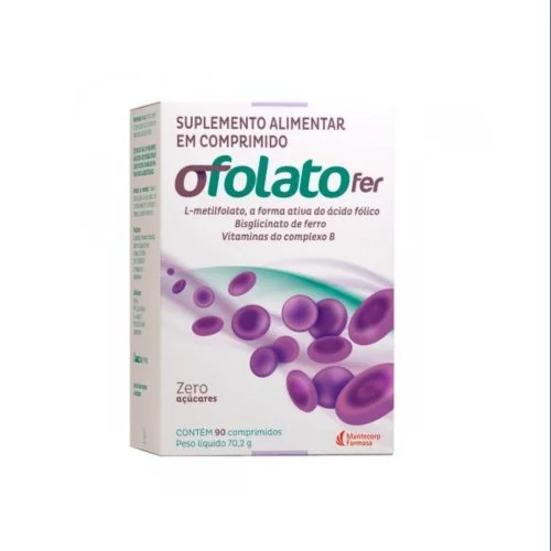 Capa do produto Ofolato Fer 90 Comprimidos