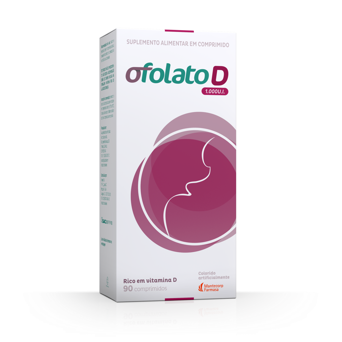 Capa do produto Ofolato D Fer 1.000UI caixa com 90 comprimidos