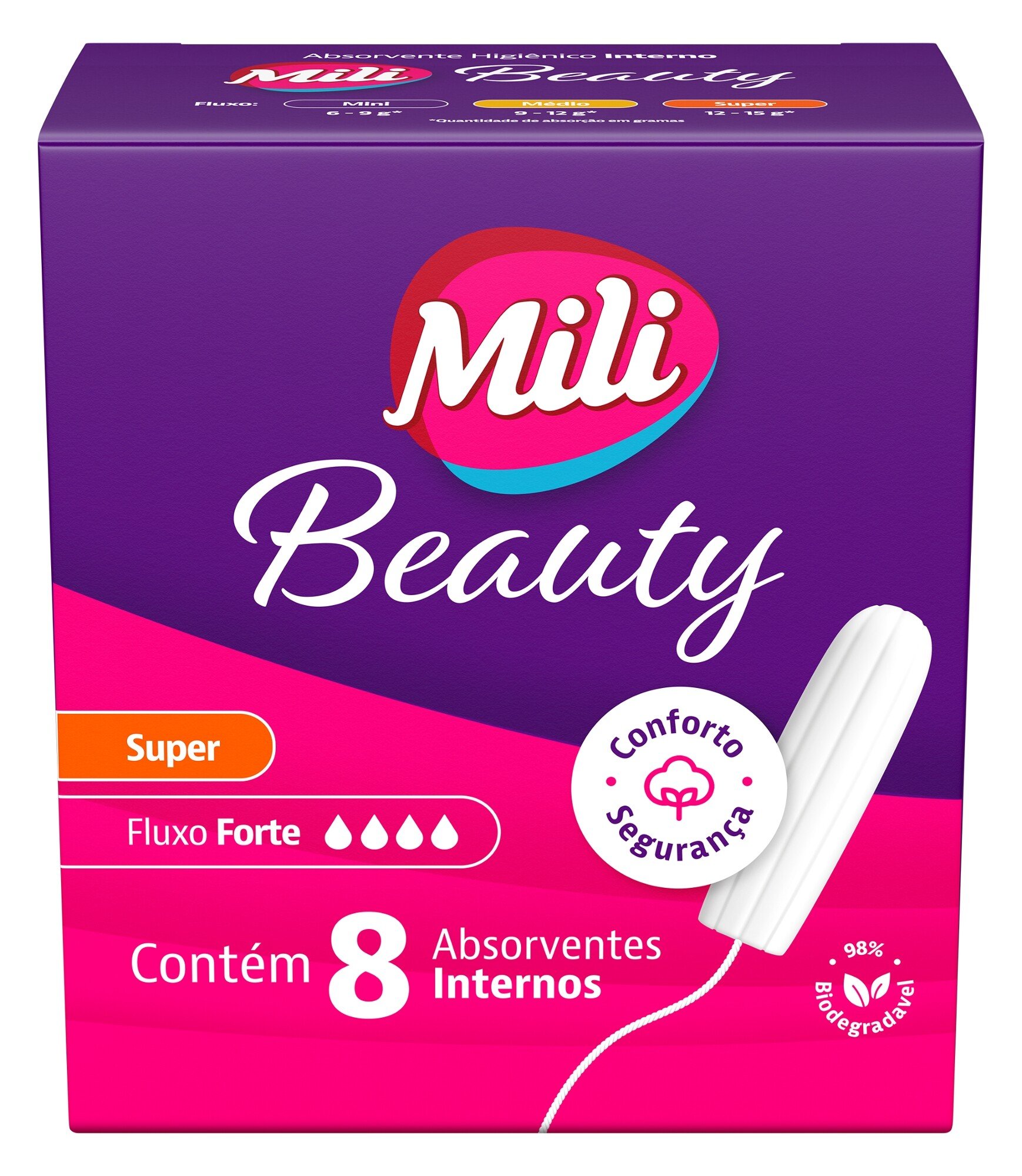 Capa do produto Abs Mili Beauty Interno Super 8un