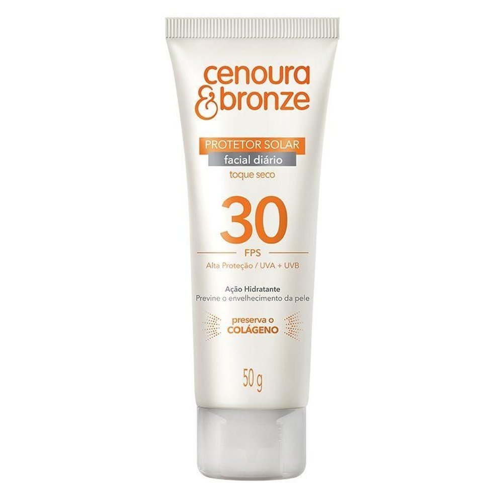 Capa do produto Protetor Solar Facial Cenoura E Bronze Fps30 50G